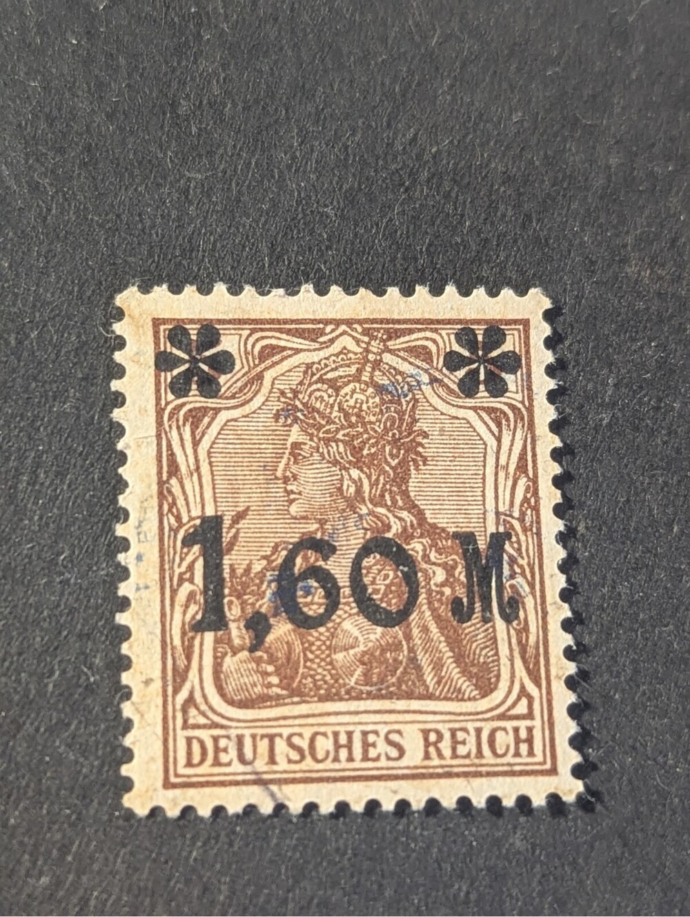 Germany Germania Deutches Reich Stamps Mi 154 Sc 133 1.60m OP MNH